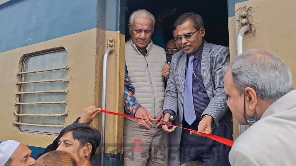 টাঙ্গাইলের সোনালিয়া-করটিয়া রেলস্টেশন উদ্বোধন