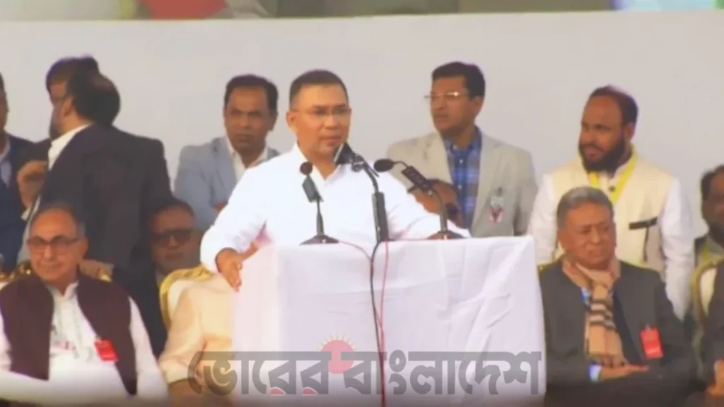 রাব্বুল আলামিনের দোয়ায় মাতৃভূমিতে ফিরে এসেছি : তারেক রহমান