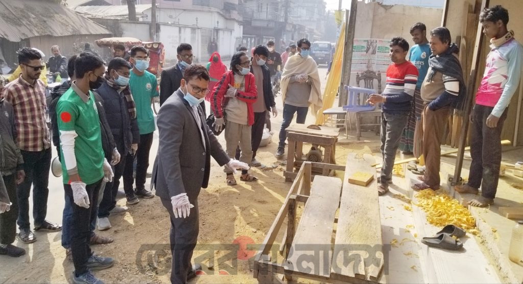 টাঙ্গাইলে শহরকে পরিচ্ছন্ন ও ফুটপাথ দখল মুক্ত করতে পৌর প্রশাসকের অভিযান শুরু 