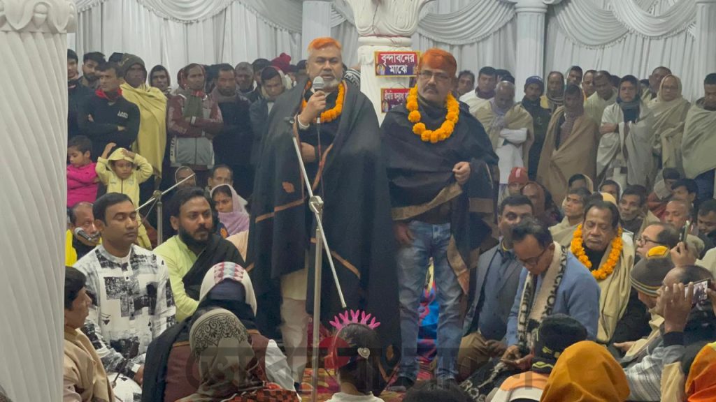 হিন্দু সম্প্রদায়ের সাথে শুভেচ্ছা বিনিময় এবং ধানের শীষের ভোট  চাইলেন জননেতা_আবুল_কালাম_আজাদ_সিদ্দিকী।