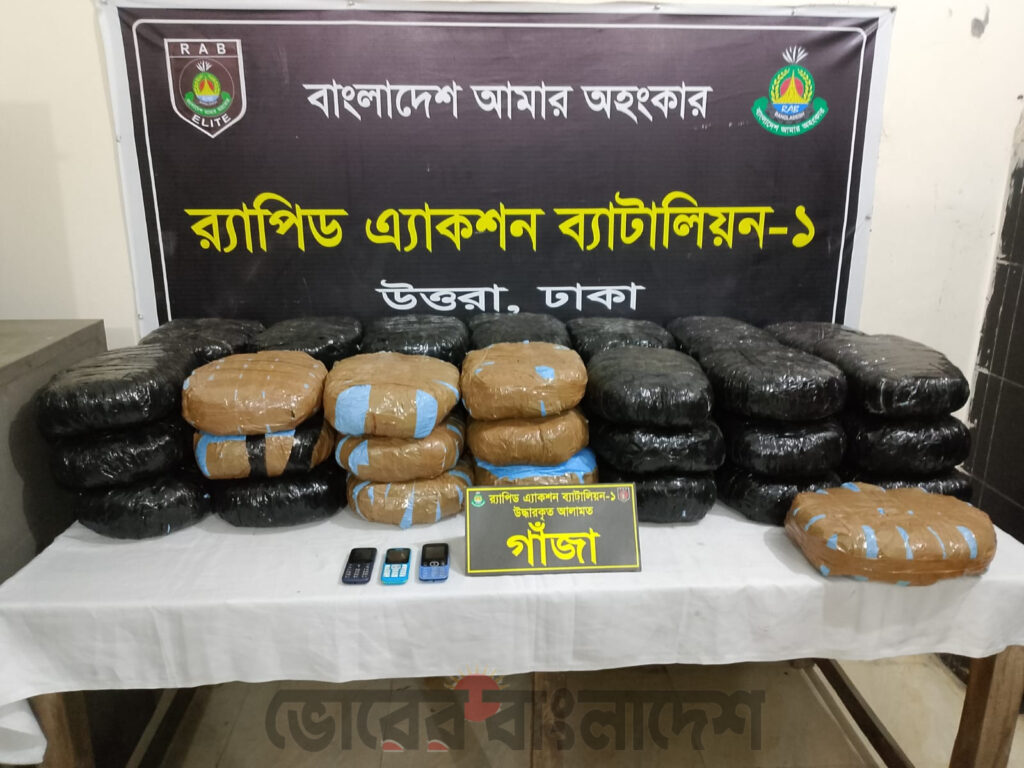 ০২ জন মাদক ব্যবসায়ী কে গ্রেফতার করেছে র‌্যাব-১