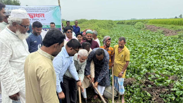 কালিহাতীতে খাল খনন শুরু, জলাবদ্ধতা কমে বাড়বে কৃষি উৎপাদন