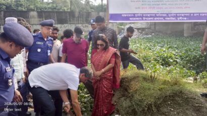 গজারিয়ায় খাল খনন কর্মসূচি উদ্বোধন