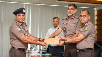 ডিএমপির শ্রেষ্ঠ ওসি নির্বাচিত উত্তরা পশ্চিম থানার খালিদ মুনসুর বিপ্লব