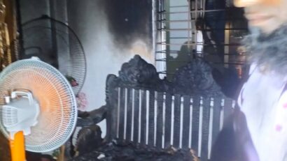 হোমনায় দুর্বৃত্তের আগুনে যুবদল নেতার বাড়ি পুড়ে ভস্মীভূত।। কয়েক লক্ষ টাকার ক্ষয়ক্ষতির অভিযোগ