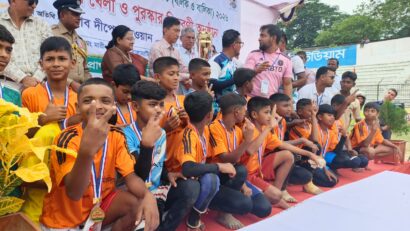 রাঙ্গামাটি জেলা চ্যাম্পিয়ন রাজনগর সরকারি প্রাথমিক বিদ্যালয় দল