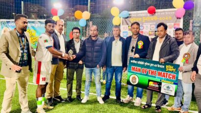 ইতালি রোমে প্রবাসী বাঙালিদের ফুটবল উৎসব: জমকালো আয়োজনে উদ্বোধনের মধ্য দিয়ে শুরু হলো কর্নিলিয়া বাত্তিস্তিনি এফসি গোল্ড কাপ ২০২৬