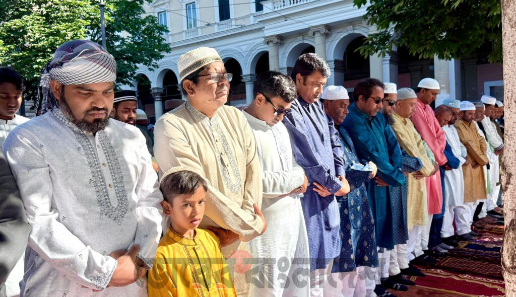 রোমে কেন্দ্রীয় ঈদ উদযাপন পরিষদের আয়োজনে বৃহৎ ঈদ জামাত অনুষ্ঠিত: কোরবানির শিক্ষায় হিংসা-বিদ্বেষ ভুলে ঐক্যের আহ্বান ইতালি প্রবাসীদের 