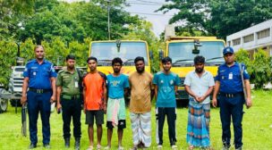 টাঙ্গাইল সদরে অবৈধ মাটি কাটার বিরুদ্ধে অভিযানে ৫ জন আটক ও ৪টি যানবাহন জব্দ