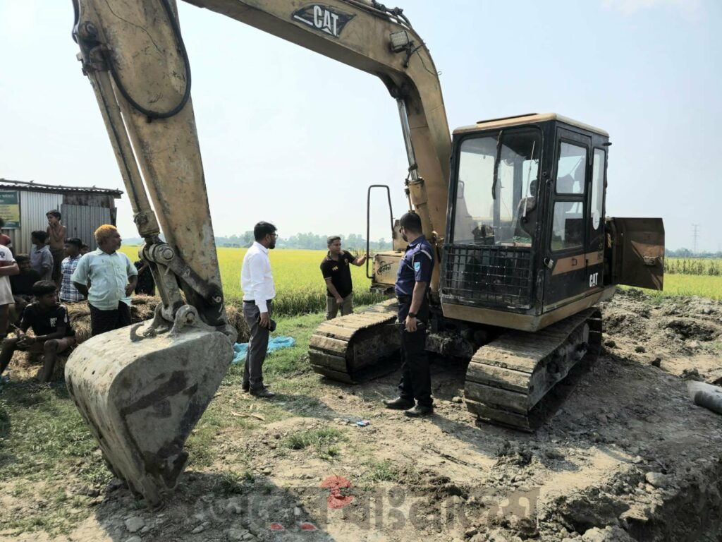টাঙ্গাইলে অবৈধ বালু উত্তোলন ও মাটিকাটার বিরুদ্ধে অভিযান অব্যাহত