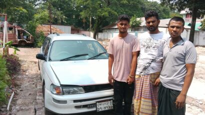 কালিয়াকৈরে ছিনতাইকৃত প্রাইভেটকার ৫ দিনেই উদ্ধার, গ্রেপ্তার ৩