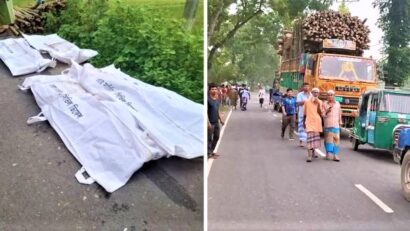 টাঙ্গাইলে দাঁড়িয়ে থাকা ট্রাকে পিকআপের ধাক্কায় নিহত ৪