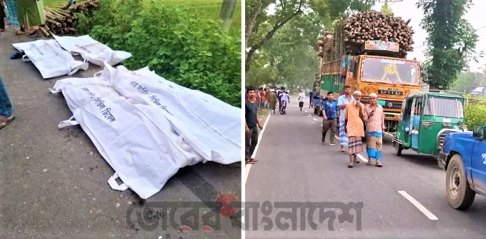 টাঙ্গাইলে দাঁড়িয়ে থাকা ট্রাকে পিকআপের ধাক্কায় নিহত ৪