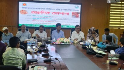 রাঙামাটিতে মাশরুম চাষ সম্প্রসারণ বিষয়ক আঞ্চলিক কর্মশালা অনুষ্ঠিত
