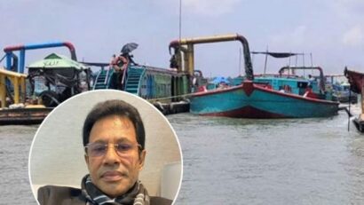 সোনারগাঁয়ে -বৈদ্যের বাজার ড্রেজিংয়ের আড়ালে বালু বাণিজ্যের অভিযোগ, প্রতি রাতে হাতবদল অর্ধকোটি টাকা
