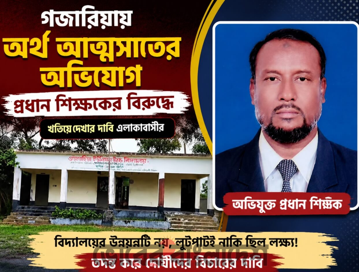 গজারিয়ায় অর্থ আত্মসাতের অভিযোগ প্রধান শিক্ষকের বিরুদ্ধে