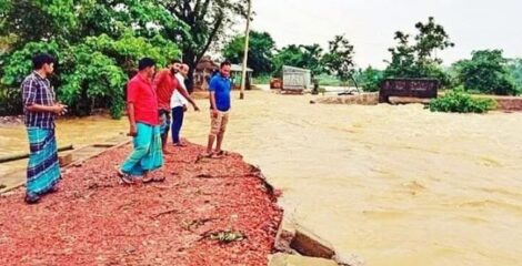সিলেট বিভাগের ৬ নদীর পানি বিপদসীমা ছাড়িয়েছে, প্লাবিত হচ্ছে নিচু এলাকা