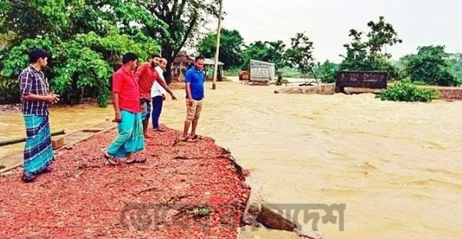 সিলেট বিভাগের ৬ নদীর পানি বিপদসীমা ছাড়িয়েছে, প্লাবিত হচ্ছে নিচু এলাকা