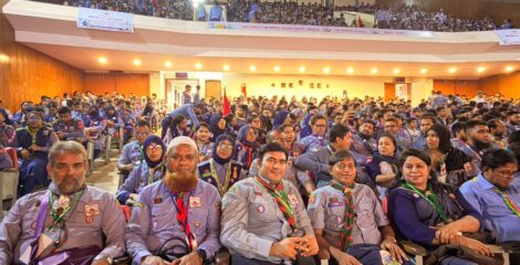উৎসবমুখর পরিবেশে সম্পন্ন হলো বাংলাদেশ স্কাউটস, ঢাকা জেলা রোভারের ডে ক্যাম্প